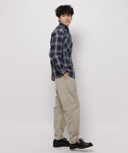 niko and...（ニコアンド）の「オンブレーチェックカラミシャツ（シャツ/ブラウス・メンズ・ベージュ/ブラック/アイボリー/ネイビー・MEDIUM/LARGE）」の22枚目の写真