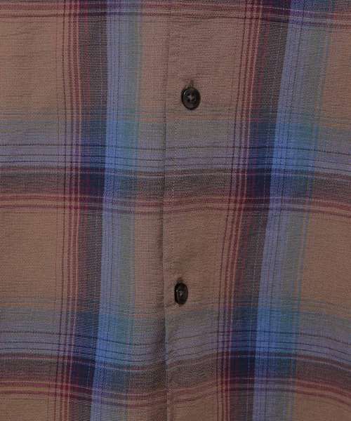 niko and...（ニコアンド）の「オンブレーチェックカラミシャツ（シャツ/ブラウス・メンズ・ベージュ/ブラック/アイボリー/ネイビー・MEDIUM/LARGE）」の9枚目の写真