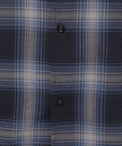 niko and...（ニコアンド）の「オンブレーチェックカラミシャツ（シャツ/ブラウス・メンズ・ベージュ/ブラック/アイボリー/ネイビー・MEDIUM/LARGE）」の10枚目の写真