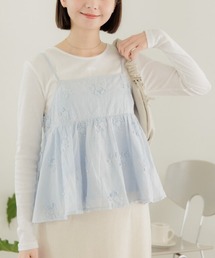 flower | リボンエンブロイダリーエルエス(Tシャツ/カットソー)