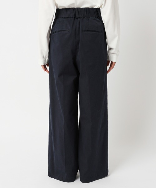 BARNYARDSTORM（バンヤードストーム）の「BARNYARDSTORM / タックワイドパンツ（チノパンツ・レディース・ベージュ/ネイビー・S/M/L）」の15枚目の写真