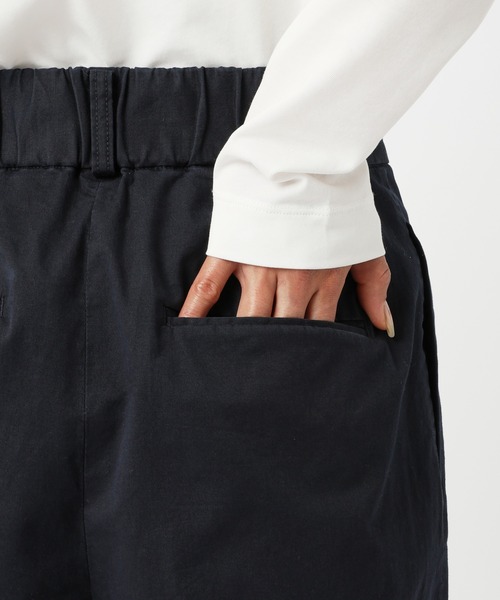 BARNYARDSTORM（バンヤードストーム）の「BARNYARDSTORM / タックワイドパンツ（チノパンツ・レディース・ベージュ/ネイビー・S/M/L）」の4枚目の写真