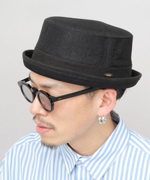 フェイクリネン ポークパイハット