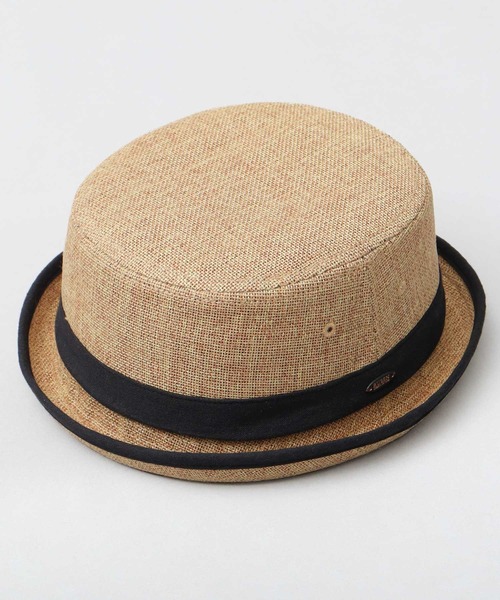 Ruben（ルーベン）の「フェイクリネン ポークパイハット（ハット・メンズ・グレー/ベージュ/ブラック/ブラウン・FREE）」の5枚目の写真