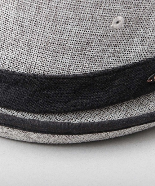 Ruben（ルーベン）の「フェイクリネン ポークパイハット（ハット・メンズ・グレー/ベージュ/ブラック/ブラウン・FREE）」の8枚目の写真
