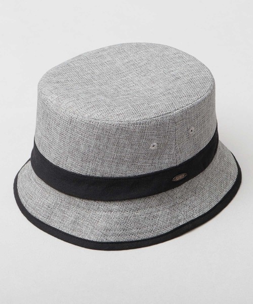 Ruben（ルーベン）の「フェイクリネン ポークパイハット（ハット・メンズ・グレー/ベージュ/ブラック/ブラウン・FREE）」の9枚目の写真