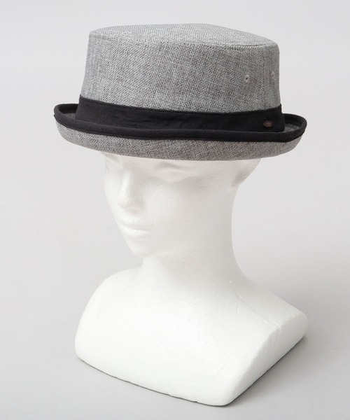 Ruben（ルーベン）の「フェイクリネン ポークパイハット（ハット・メンズ・グレー/ベージュ/ブラック/ブラウン・FREE）」の12枚目の写真