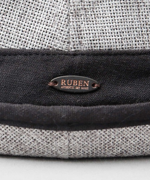 Ruben（ルーベン）の「フェイクリネン ポークパイハット（ハット・メンズ・グレー/ベージュ/ブラック/ブラウン・FREE）」の13枚目の写真