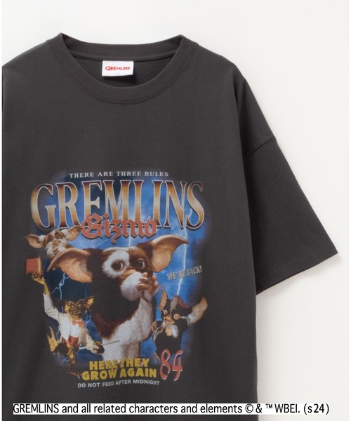 Mac-House（マックハウス）の「GREMLINS/グレムリン GOZMOギズモ ヴィンテージ風ルーズフィット キャラクターTEE（Tシャツ/カットソー・メンズ・ホワイト系1/ホワイト系2/グレー系2/グレー系3/ライトグレー/ブラック系2/ブラック系1/ブラック系3/グレー系1・M/L/XL）」の7枚目の写真