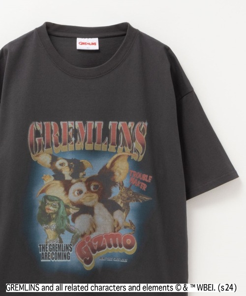 Mac-House（マックハウス）の「GREMLINS/グレムリン GOZMOギズモ ヴィンテージ風ルーズフィット キャラクターTEE（Tシャツ/カットソー・メンズ・ホワイト系1/ホワイト系2/グレー系2/グレー系3/ライトグレー/ブラック系2/ブラック系1/ブラック系3/グレー系1・M/L/XL）」の9枚目の写真