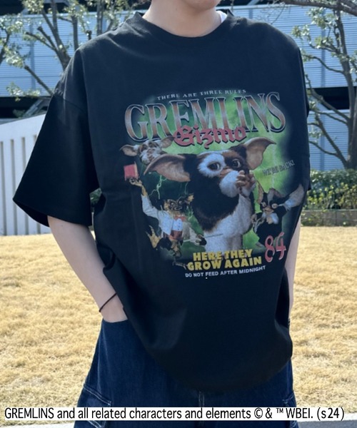 Mac-House（マックハウス）の「GREMLINS/グレムリン GOZMOギズモ ヴィンテージ風ルーズフィット キャラクターTEE（Tシャツ/カットソー・メンズ・ホワイト系1/ホワイト系2/グレー系2/グレー系3/ライトグレー/ブラック系2/ブラック系1/ブラック系3/グレー系1・M/L/XL）」の10枚目の写真