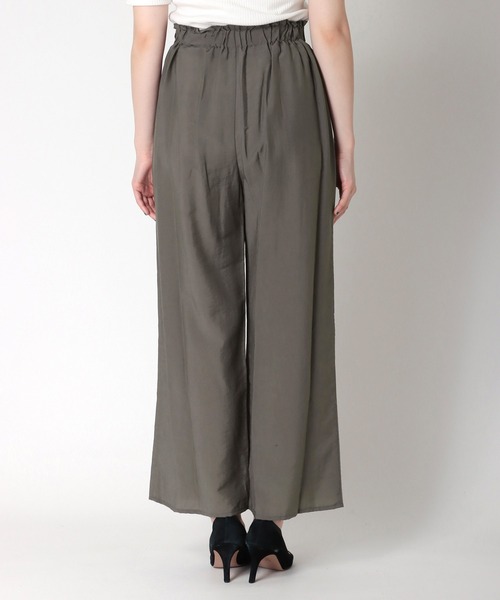 Jines(ジネス)の「テンセルナイロンワイドパンツ(その他パンツ・レディース・チャコールグレー/モカ/ネイビー・38/36)」の8枚目の写真