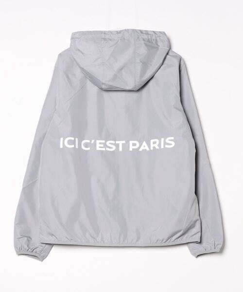 PARIS SAINT-GERMAIN（パリサンジェルマン）の「PSG-EMBROIDERY & PRINT LOGO WIND JACKET（ナイロンジャケット・メンズ・グレー/ブラック・L/XL/M）」の14枚目の写真