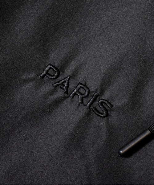 PARIS SAINT-GERMAIN（パリサンジェルマン）の「PSG-EMBROIDERY & PRINT LOGO WIND JACKET（ナイロンジャケット・メンズ・グレー/ブラック・L/XL/M）」の11枚目の写真