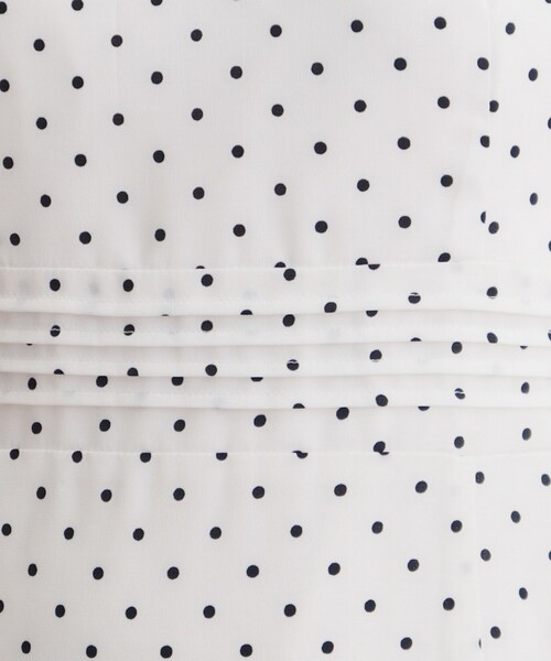 couture brooch（クチュールブローチ）の「◆【肩紐調節可能/ドットor花柄】アソートキャミワンピース（ワンピース・レディース・ライトグレー系/ホワイト系3/ブラック系・38/40/36/42）」の10枚目の写真