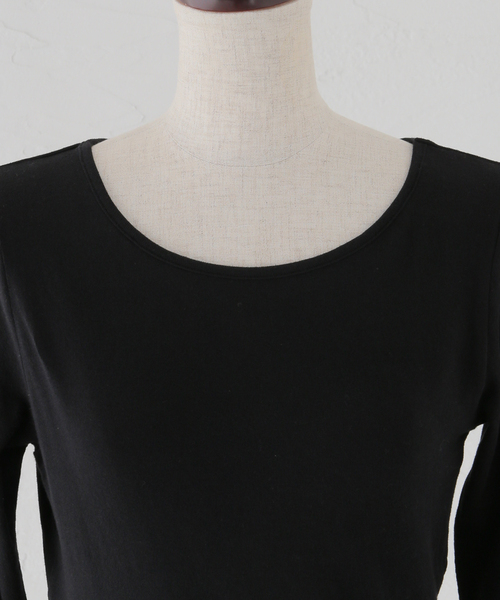 U by SPICK&SPAN(ユーバイスピックアンドスパン)の「ベアテンジクボディスーツ(Tシャツ/カットソー・レディース・ブラック・FREE)」の4枚目の写真