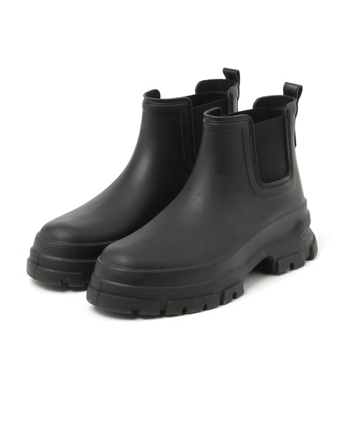 GLOBAL WORK(グローバルワーク)の「厚底レインブーツ/118937(レインシューズ・レディース・ブラック・LARGE/MEDIUM)」の1枚目の写真