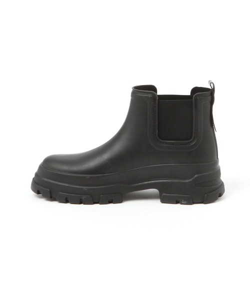 GLOBAL WORK(グローバルワーク)の「厚底レインブーツ/118937(レインシューズ・レディース・ブラック・LARGE/MEDIUM)」の2枚目の写真