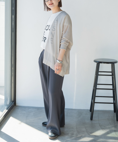【美品】Spick and Span シアーライトカーディガン Spick & Span（スピックアンドスパン）の「シアーライト