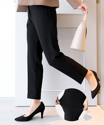 超ストレッチ！脚の形を拾わない美脚パンツ