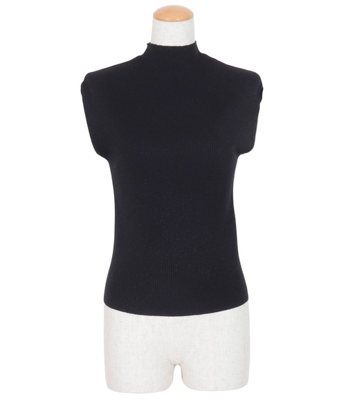 AMBIENT（アンビエント）の「ラメフレンチスリーブリブニット（ニット/セーター・レディース・グレー/ブラック/ホワイト/レッド/モカ/ベージュ/ダークグレー・FREE）」の9枚目の写真