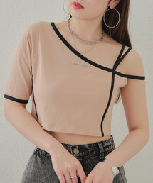 Chico | ワンショルアシメラインT(Tシャツ/カットソー)