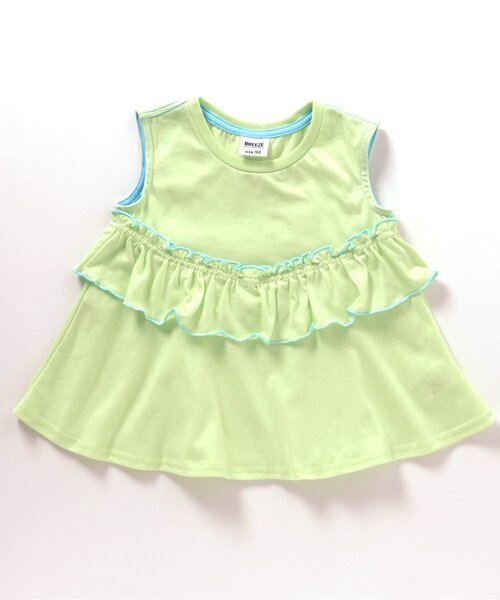 BREEZE(ブリーズ)の「【吸水速乾】水遊びチュニック(チュニック・キッズ・ブルー/アイボリー/ライム・80/90/100/110/120/130/140)」の2枚目の写真