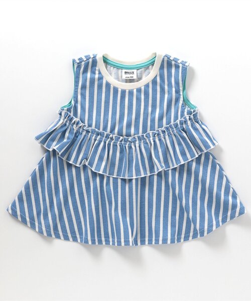 BREEZE(ブリーズ)の「【吸水速乾】水遊びチュニック(チュニック・キッズ・ブルー/アイボリー/ライム・80/90/100/110/120/130/140)」の3枚目の写真