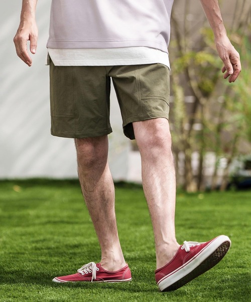 CAMBIO（カンビオ）の「mp12358- Nylon Big Pocket Short Pants ショートパンツ（その他パンツ・メンズ・オリーブ/ブラック/ライトグレー・S/L/M）」の17枚目の写真