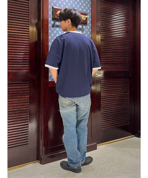 【セール】◆オンラインストア限定◆SS24 LOGO Series コットン ロゴプリント リンガーＴシャツ（Tシャツ/カットソー）｜BROOKS BROTHERS（ブルックスブラザーズ）