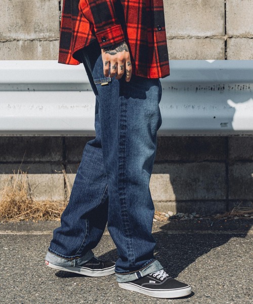 Subciety（サブサエティ）の「JAPAN DENIM-RELIC-（デニムパンツ・メンズ・インディゴブルー/ブラック・MEDIUM/X-LARGE/LARGE/SMALL）」の5枚目の写真