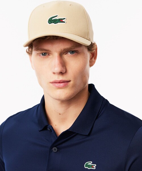 LACOSTE(ラコステ)の「ワンポイント 耐水ゴルフキャップ(キャップ・メンズ・ネイビー/ベージュ/ナチュラル・FREE)」の12枚目の写真