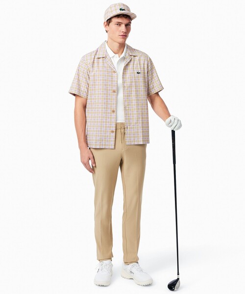 LACOSTE(ラコステ)の「ワンポイント 耐水ゴルフキャップ(キャップ・メンズ・ネイビー/ベージュ/ナチュラル・FREE)」の18枚目の写真