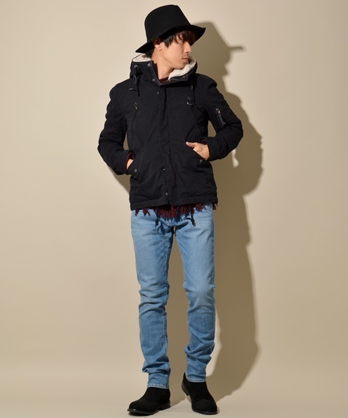 SHIPS JET BLUE（シップスジェットブルー）の「SHIPS JET BLUE (シップス ジェットブルー): KAIHARA JEG デニムスキニーパンツ■（デニムパンツ・メンズ・ネイビー/ダークネイビー/ライトブルー・MEDIUM/SMALL/LARGE）」の13枚目の写真