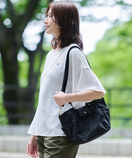 Arnold Palmer(アーノルドパーマー)の「撥水 フラップ 2WAY トートバッグ(トートバッグ・レディース・ベージュ/ブラック・F)」の15枚目の写真