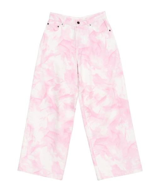 PUNYUS（プニュズ）の「タイダイバギーパンツ（その他パンツ・レディース・ピンク・1/2/4/3）」の5枚目の写真
