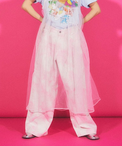 PUNYUS（プニュズ）の「タイダイバギーパンツ（その他パンツ・レディース・ピンク・1/2/4/3）」の18枚目の写真