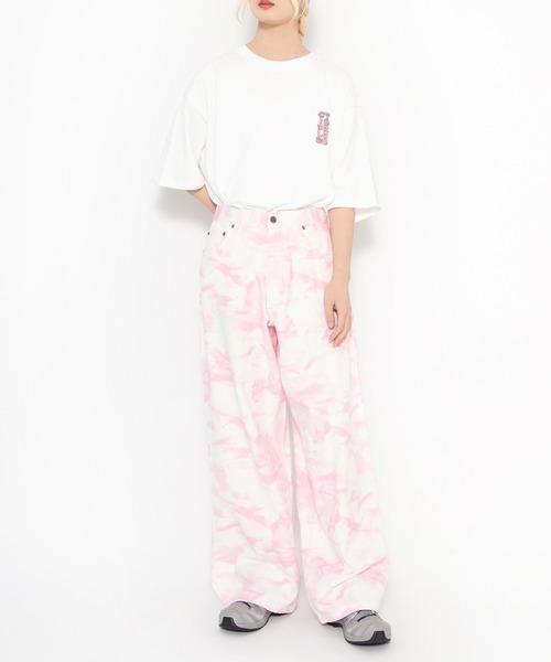 PUNYUS（プニュズ）の「タイダイバギーパンツ（その他パンツ・レディース・ピンク・1/2/4/3）」の14枚目の写真