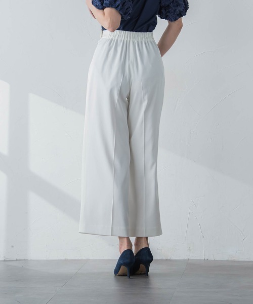 Viaggio Blu(ビアッジョブルー)の「ワイドアンクルパンツ≪洗濯機で洗える≫(その他パンツ・レディース・ネイビー/ホワイト/レッド・S/XS/L)」の7枚目の写真