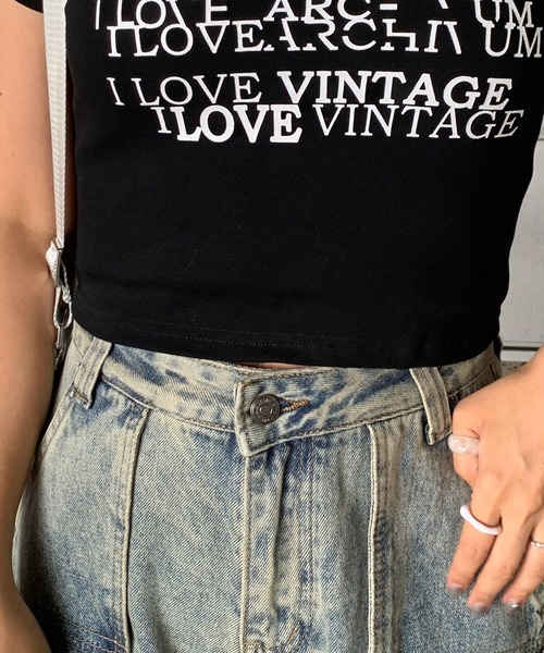 non-hedge（ノンヘッジ）の「ロゴチビ半袖Tシャツ（Tシャツ/カットソー・レディース・レッド/ブラック/グレー/オフホワイト・FREE）」の17枚目の写真