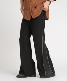 SELLE GLANT | SIDE ZIP WIDE STRAIGHT PANTS/サイドジップワイドストレートパンツ(スラックス)