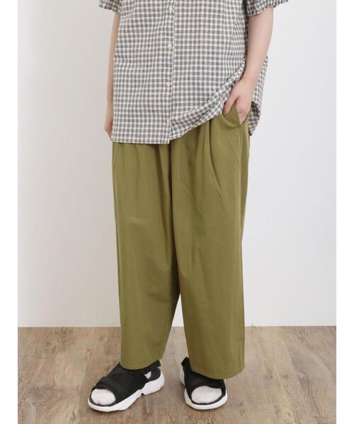 Samansa Mos2（サマンサ モスモス）の「【接触冷感】コクーンパンツ（その他パンツ・レディース・ベージュ/オフホワイト/ブラック/カーキ・F）」の18枚目の写真