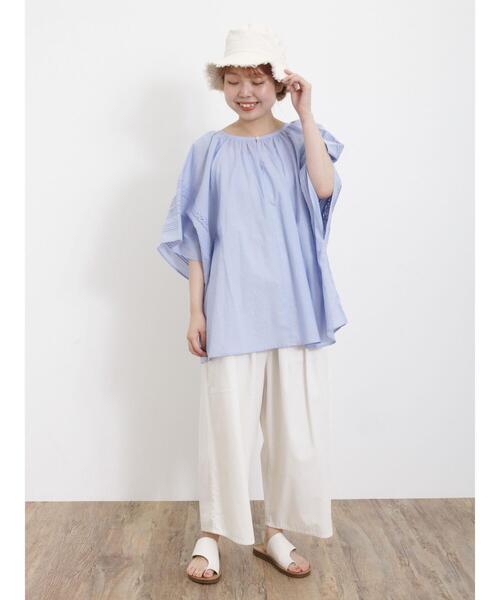 Samansa Mos2（サマンサ モスモス）の「【接触冷感】コクーンパンツ（その他パンツ・レディース・ベージュ/オフホワイト/ブラック/カーキ・F）」の14枚目の写真