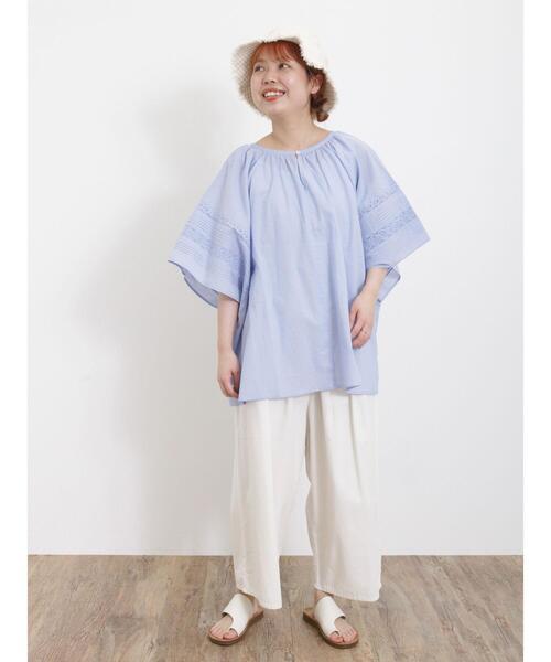 Samansa Mos2（サマンサ モスモス）の「【接触冷感】コクーンパンツ（その他パンツ・レディース・ベージュ/オフホワイト/ブラック/カーキ・F）」の16枚目の写真