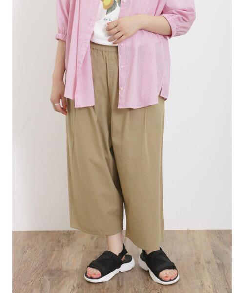 Samansa Mos2（サマンサ モスモス）の「【接触冷感】コクーンパンツ（その他パンツ・レディース・ベージュ/オフホワイト/ブラック/カーキ・F）」の17枚目の写真