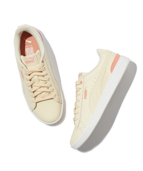 PUMA（プーマ）の「【PUMA/プーマ】ビッキーV3レザー（スニーカー・レディース・ホワイト/ベージュ・24.0cm/23.0cm/24.5cm/23.5cm）」の4枚目の写真