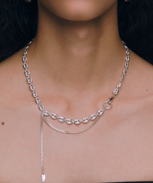 quip queint（クイップクエイント）の「【quip queint】marina chain necklace/マリーナ チェーン ネックレス（ネックレス・レディース・シルバー・FREE）」の7枚目の写真