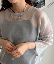 シアーニットトップス【ZOZOTOWN限定アイテム】
