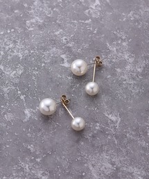 moichou（モイシュ）の「[moichou]ダブルパールラインピアス（ピアス（両耳用））」