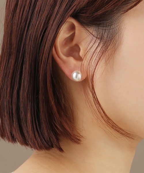 moichou（モイシュ）の「[moichou]ダブルパールラインピアス（ピアス（両耳用）・レディース・ゴールド/シルバー・ONE SIZE）」の5枚目の写真
